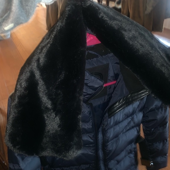 NWT Orobos Signature Blue Quilted Down Jacket - Picture 7 of 8